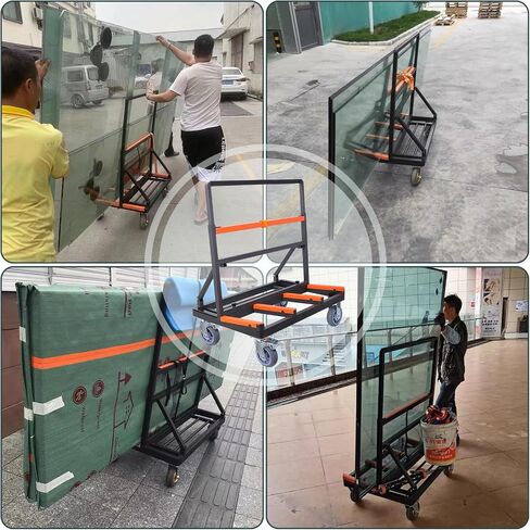 Folding Drywall Cart Heavy Duty,Panel Cart Load 2200 lbs Capacity,Drywall Dolly with Rubber Swivel Casters,Panel Dolly Handling Plywood Sheetrock Glass and Windows Service Cart in Saudi Arabia