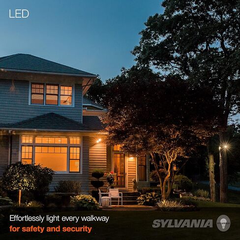 SYLVANIA Night Chaser LED PAR38 Light Bulb, 250W=25W, Dimmable, Wet Rated, 2650 Lumens, 3000K, Neutral White - 1 Pack (74793) in Saudi Arabia