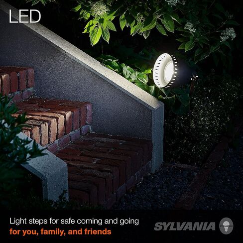 SYLVANIA Night Chaser LED PAR38 Light Bulb, 250W=25W, Dimmable, Wet Rated, 2650 Lumens, 3000K, Neutral White - 1 Pack (74793) in Saudi Arabia