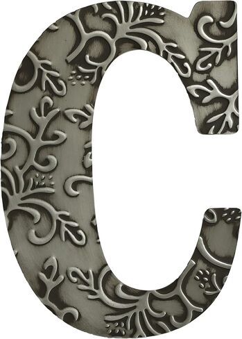 COLLECTIVE HOME - Metal Letters for Wall Decor, 13.75" Black Embossed Metal Alphabet, Antique Wall Decor, Farmhouse Wall Hanging Signs, Rustic Letters for Home Bedroom Office (&) in Saudi Arabia