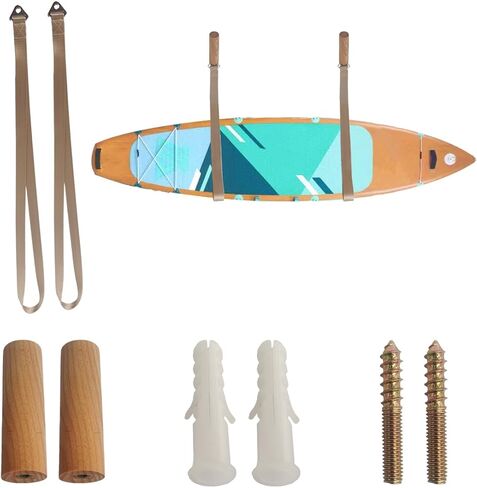 مجموعتان من حامل لوح ركوب الأمواج على الحائط، شماعات حائط على لوح ركوب الأمواج مقاس 63 بوصة، رفوف لألواح ركوب الأمواج / لوح التزلج على الجليد / لوح التزلج الطويل / لوح التزلج، ملحقات تخزين ركوب الأمواج in Kuwait