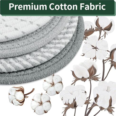 ركائز للأطباق الساخنة، ركائز مقاس 7 بوصات للأواني والمقالي الساخنة، 4 عبوات من الأواني الساخنة والمقالي، حاملات الأواني للطبخ والخبز، مجموعة حاملات الأواني القطنية أساسيات المطبخ للمنزل الجديد in Kuwait