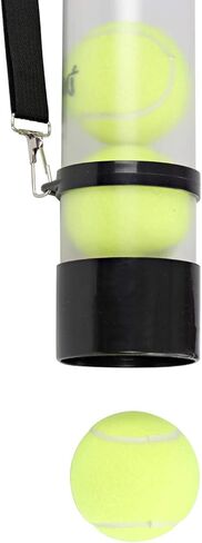 Get Out! Tennis Ball Hopper Tube for 16 Balls - Tennis Ball Pickup Collector Tennis Ball Retriever Tube Carrier - 40in in Saudi Arabia