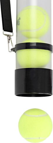 Get Out! Tennis Ball Hopper Tube for 16 Balls - Tennis Ball Pickup Collector Tennis Ball Retriever Tube Carrier - 40in in Saudi Arabia