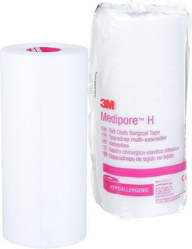 شريط جراحي من القماش الناعم 3M™ Medipore™ H 2866، 6 بوصة × 10 ياردة (15,2 سم × 9,1 م)، 12 لفة/علبة in Kuwait