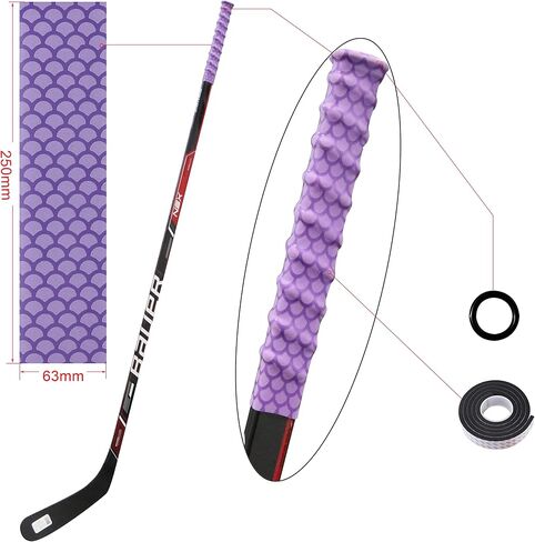 Ice Hockey Grip heat shrinkable sleeve with scaly stria to increase friction in Saudi Arabia