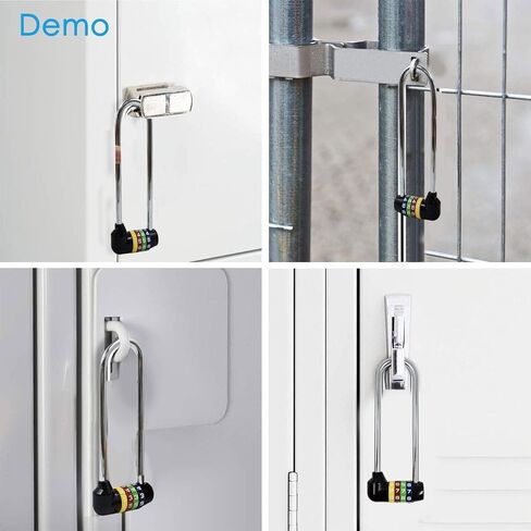 5 inch (12.5cm) Long Shackle Beam Gym Locker Lock, 4 Digit Combination Lock,Safety Padlock for Cabinet Door Handles Bike School Gym Locker,Sports Locker,Fence,Toolbox,Case,Hasp Storage,Box in Saudi Arabia