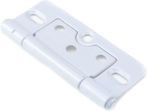 Wealrit 4 pcs White Non-Mortise Hinges Metal Door Hinges Heavy Duty Hinges with Screws in Kuwait