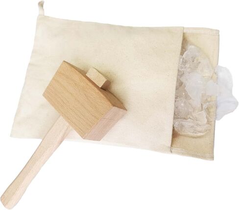 Two Lewis Bags,Ice Bags,Manual Ice Crusher,Thick Canvas,Store Crushed Ice,Store Dry Ice for Drinks,Bar Tools Kitchen Accessories,2 Packs(Dry Ice Not Included) in Saudi Arabia