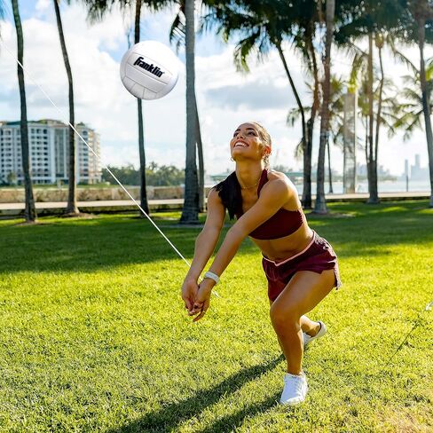 Franklin Sports Four Square Volleyball - Quad Volleyball 4 Way Net Game Set - Backyard + Beach 4 Square Volleyball Net + Game Set - Perfect Outdoor + Tailgate Family Game in Saudi Arabia