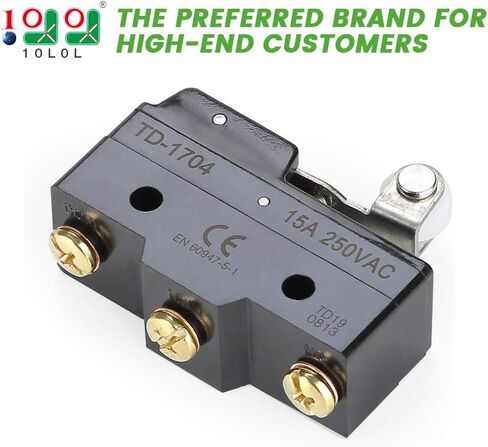 10L0L Golf Cart Accelerator Micro Switch، 3 مفاتيح طرفية صغيرة مع بكرة لـ EZGO (غاز 1983-1994) TXT Marathon Golf Cars، relpace OEM: 10606G1، 10606G2، 17928G1، 31535G1 in Saudi Arabia