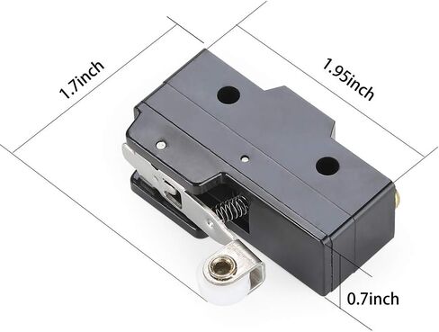 10L0L Golf Cart Accelerator Micro Switch، 3 مفاتيح طرفية صغيرة مع بكرة لـ EZGO (غاز 1983-1994) TXT Marathon Golf Cars، relpace OEM: 10606G1، 10606G2، 17928G1، 31535G1 in Saudi Arabia