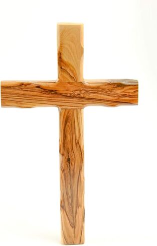 صليب حائط من خشب الزيتون من My Careing Cross من الأرض المقدسة (10 بوصات، صليب حائط كاثوليكي) in Kuwait
