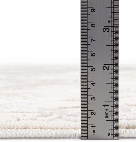 Unique Loom Finsbury Collection Area Rug - Diana (2' x 9' 10" Runner, Gray/ Ivory) in Saudi Arabia