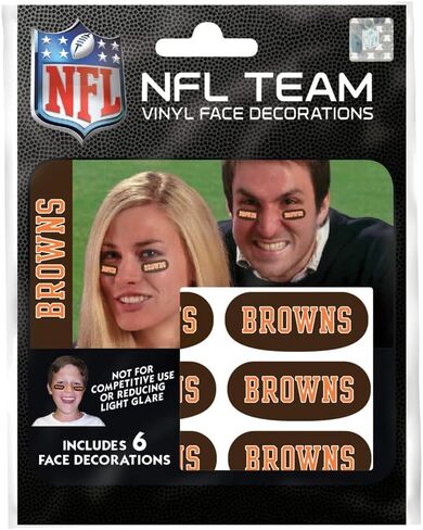 NFL Cleveland Browns Eye Black Stickers in Saudi Arabia