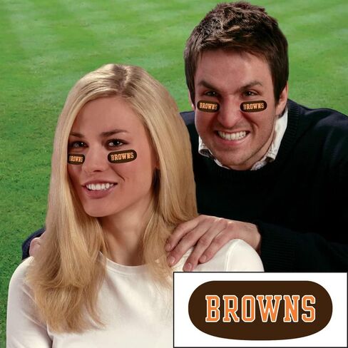 NFL Cleveland Browns Eye Black Stickers in Saudi Arabia