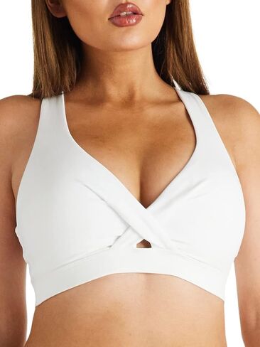 حمالات صدر رياضية للنساء من RELLECIGA برقبة على شكل حرف V وظهر لليوجا وحمالات صدر لدعم اللياقة البدنية والتمارين الرياضية in Kuwait