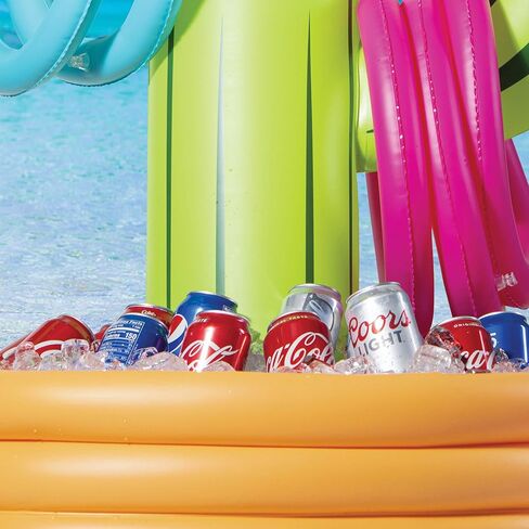 Prextex 2-in-1 Inflatable Cactus Ring Toss & Water Bottle Party Cooler | Swimming Pool Cooler Party Decorations & Games - Baby, Kid, Adult Fiesta Pool Floats, Easter Basket Stuffers & Cactus Pool Toys in Kuwait