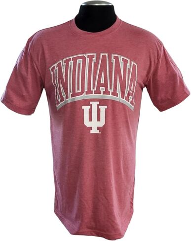 NCAA IU Indiana University Hoosiers Men’s Short Sleeve Crew Neck Tee, XX-Large in Saudi Arabia