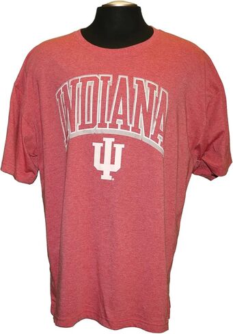 NCAA IU Indiana University Hoosiers Men’s Short Sleeve Crew Neck Tee, XX-Large in Saudi Arabia