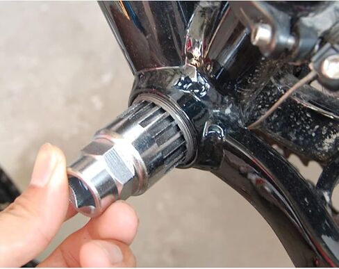 أداة إزالة دعامة أسفل الدراجة، أدوات إزالة BB القياسية للدراجة ذات 20 سنًا، 1، فضي in Kuwait