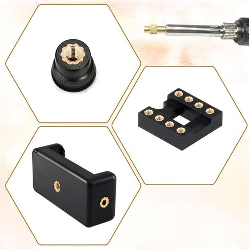 100 Pcs M3 Threaded Insert, M3x4x5mm Heat Seat Inserts, 3D Printing Knurled Brass Insert Nuts for Plastic in Saudi Arabia