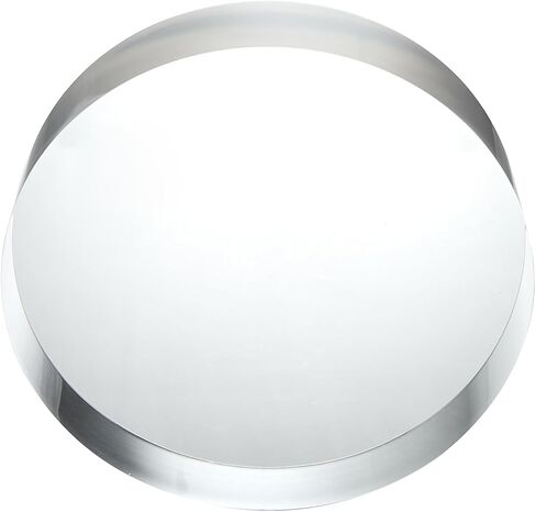 2in سمك 6in قطر قرص أكريليك عرض كتلة واضحة مصقولة مستديرة الركيزة حامل الناهض 6 "x 2" ، 1 حزمة in Kuwait