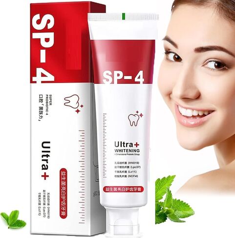 معجون أسنان Sp-4، معجون أسنان ياياشي Sp-4 بروبيوتيك للتبييض، معجون أسنان SP-4 لتفتيح الأسنان، معجون أسنان منعش للتنفس، يعزز صحة الأسنان واللثة، معجون أسنان لإزالة البقع Sp-4 in Kuwait
