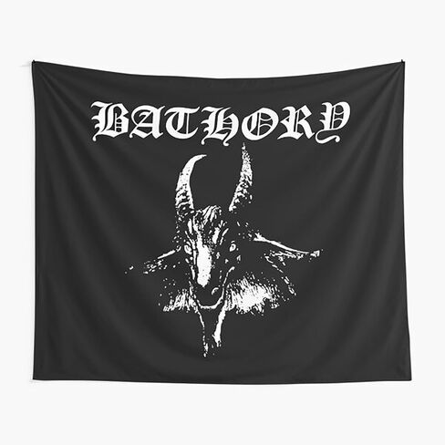 RAZEFEA Bathory نسيج جدار الفن الموسيقى الجمالية المفروشات معلقة لغرفة النوم ديكور المنزل 40 × 60 بوصة in Saudi Arabia