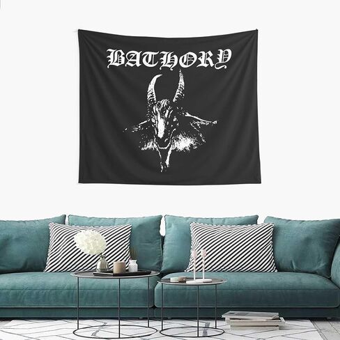 RAZEFEA Bathory نسيج جدار الفن الموسيقى الجمالية المفروشات معلقة لغرفة النوم ديكور المنزل 40 × 60 بوصة in Saudi Arabia