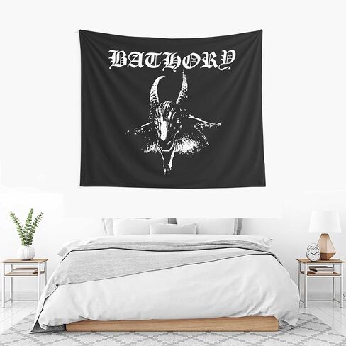 RAZEFEA Bathory نسيج جدار الفن الموسيقى الجمالية المفروشات معلقة لغرفة النوم ديكور المنزل 40 × 60 بوصة in Saudi Arabia