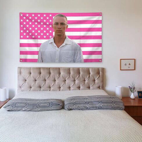 Generic DREW Funny Meme Flag 3 * 5 Feet Hippie Hanging Tapestries Wall Hanging Art Decoration for Living Room Bedroom, pink in Saudi Arabia