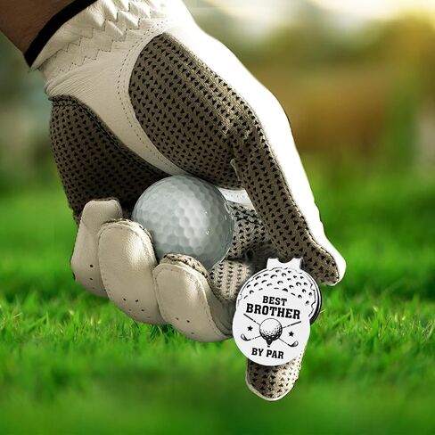 Gifts for Brother, Brother Golf Gifts, Best Brother Golf Ball Marker Gifts, Brother Golf Ball Marker Magnetic Hat Clip, Golfer Gifts for Brother Birthday Christmas, Golf Novelty Gift in Saudi Arabia