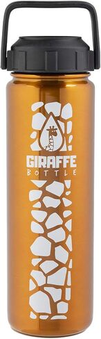 24oz Stainless Steel Drinking Bottle with Insulated and Direct-Drink Lids, Burnt Orange in Kuwait