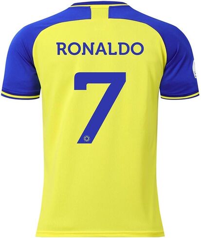 Ronaldo All Nassar Home Soccer Yellow 22/23 LARGE in Saudi Arabia
