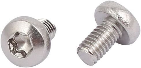 uxcell M3x6mm 304 Stainless Steel Button Head Torx Screws Fasteners 100pcs in Saudi Arabia