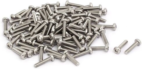 uxcell M3x6mm 304 Stainless Steel Button Head Torx Screws Fasteners 100pcs in Saudi Arabia