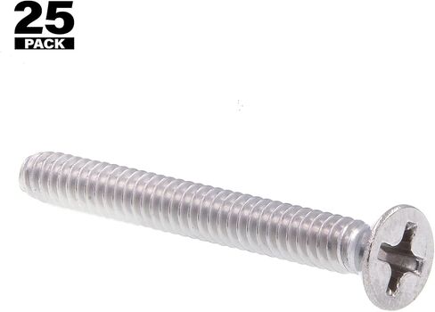 Prime-Line 9000596 Machine Screws, Flat Head, Phillips Drive, #6-32 X 1-1/4 in (25 Pack) in Saudi Arabia