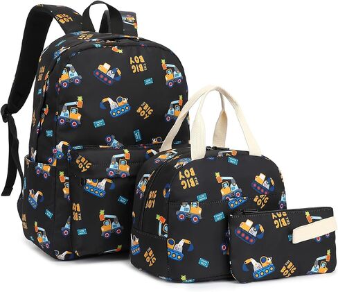 School Backpack for Boys, Kids Teens Elementary Middle School Bags Bookbag Set with Lunch Box Pencil Case (Astronaut) in Saudi Arabia