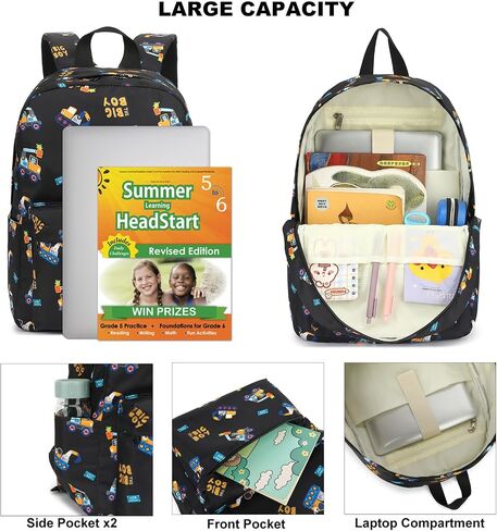 School Backpack for Boys, Kids Teens Elementary Middle School Bags Bookbag Set with Lunch Box Pencil Case (Astronaut) in Saudi Arabia