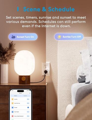 meross Matter Smart Plug Mini, FFS Easy Setup, 100% Privacy Smart Outlet, Compact Size, Support Apple Home, Alexa, Google Home with Schedule and Timer, App and Voice Control, 2.4G Wi-Fi Only (4 Pack) in Saudi Arabia