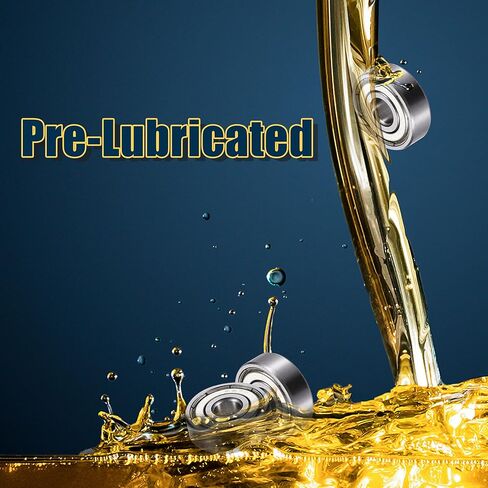 ACROPIX 627ZZ 7x22x7mm Double Metal Shield Single Row Deep Groove Ball Bearings Silver Tone - Pack of 20 in Kuwait