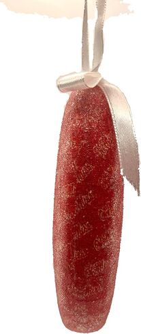 U of Miss 4 بوصات طويل القامة على الوجهين زينة عيد الميلاد Ole Miss Red Southern Gentleman Finish Grad هدية عيد ميلاد Rebels Merch Home Office مرخصة رسميًا in Kuwait