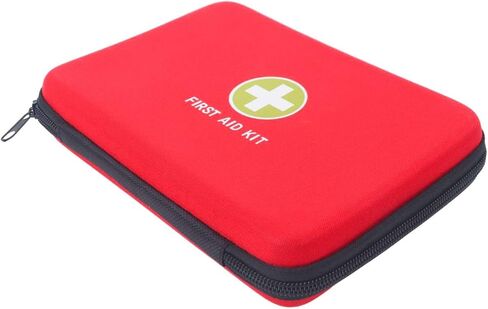 EVA Case Empty Medical Bag Mini Pocket Type First Aid Kit Empty Small Pouch First Aid Hard Case Empty First Aid Hard Case for Emergency Camping First Responder Home Business Outdoor (Red G) in Saudi Arabia