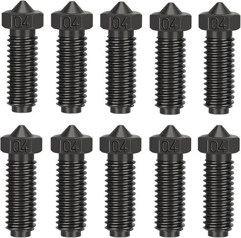 KOYOFEI 20PCS Hardened Nozzle Kit for Kobra 2, 3D Printer Accessories 8PCS 0.4mm, 3PCS 0.2mm, 0.6mm, 0.8mm, 1.0mm Hardened Steel Nozzles Kit for Kobra 2 Neo, Kobra 2 Pro/Plus/Max in Saudi Arabia