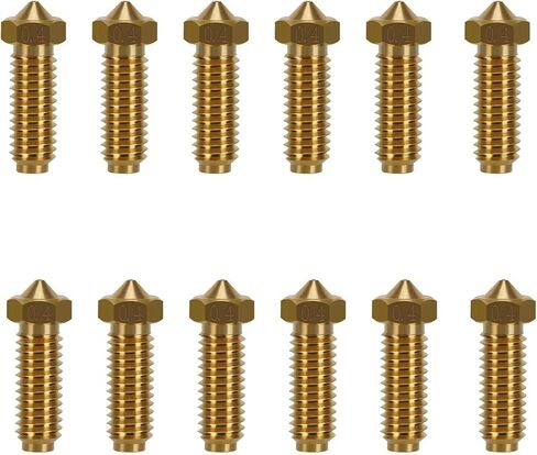 KOYOFEI 20PCS Hardened Nozzle Kit for Kobra 2, 3D Printer Accessories 8PCS 0.4mm, 3PCS 0.2mm, 0.6mm, 0.8mm, 1.0mm Hardened Steel Nozzles Kit for Kobra 2 Neo, Kobra 2 Pro/Plus/Max in Saudi Arabia