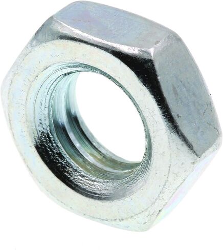 Prime-Line 9075866 Hex Jam Nuts, 5/16 In.-18, A563 Grade A Zinc Plated Steel (100 Pack) in Saudi Arabia