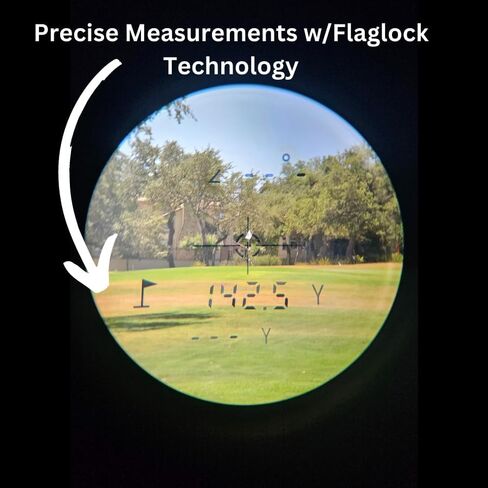 USB-C Rechargeable Laser Rangefinder for Golf & Hunting w/Hard Shell Case, 5Y-1100Y Range, High-Precision, Flag Pole Locking, Slope Mode, Continuous Scan, Magnetic Mount in Saudi Arabia