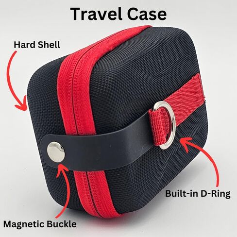 USB-C Rechargeable Laser Rangefinder for Golf & Hunting w/Hard Shell Case, 5Y-1100Y Range, High-Precision, Flag Pole Locking, Slope Mode, Continuous Scan, Magnetic Mount in Saudi Arabia