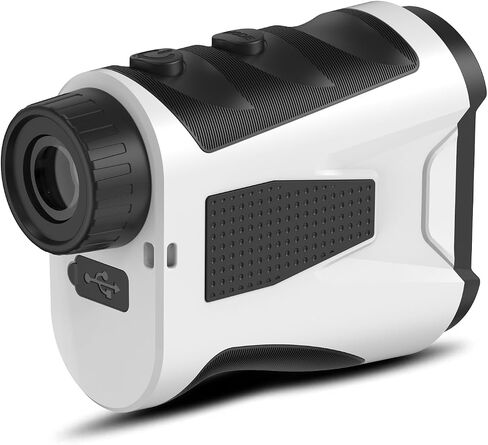 USB-C Rechargeable Laser Rangefinder for Golf & Hunting w/Hard Shell Case, 5Y-1100Y Range, High-Precision, Flag Pole Locking, Slope Mode, Continuous Scan, Magnetic Mount in Saudi Arabia